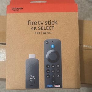 Amazon Fire TV Stick 4K Select - Black and Orange